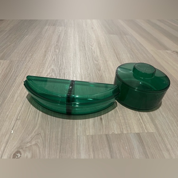 Tupperware Preludio Acrylic Salad Bowl 6 Serving Bowls/2 containers/2 spon/ bowl - Picture 3 of 7